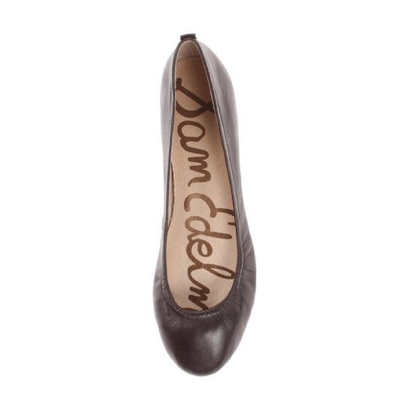 Sam Edelman // Espresso Bean Noah Ballet Flats - Picture 2 of 8